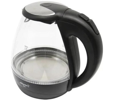 Чайник электрический ATLANTA ATH-2460 стекло черный