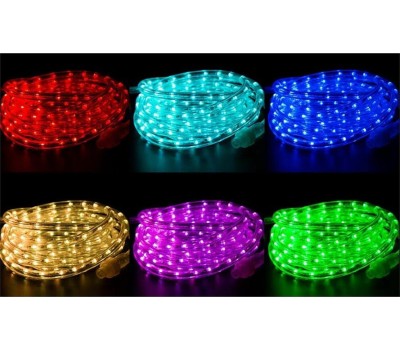 Гирлянда NEON-NIGHT (245-109) ДЮРАЛАЙТ LED, С ДИНАМИКОЙ (2W) - RGB O13ММ, 36LED/М, 6М