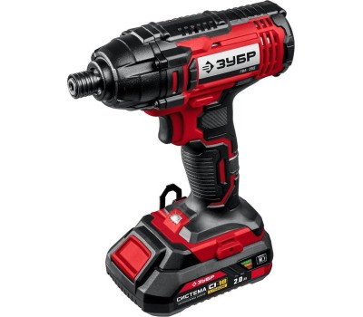 Винтоверт ЗУБР ГВЛ-255-22 18В, 2аккум., кейс