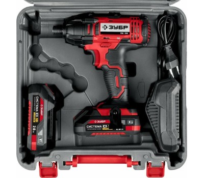 Винтоверт ЗУБР ГВЛ-255-22 18В, 2аккум., кейс