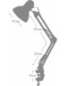 Светильник настольный ULTRAFLASH (12895) UF-312P С02 , черный