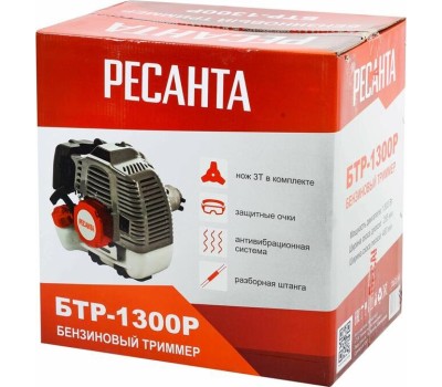 Триммер бензиновый РЕСАНТА БТР-1300Р