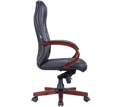 Кресло компьютерное EVERPROF Monaco Wood Экокожа Черный