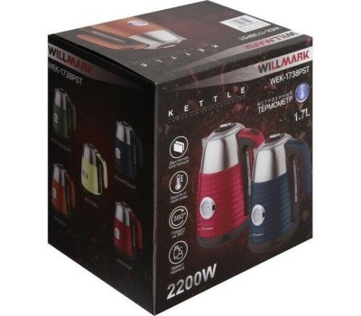 Чайник электрический WILLMARK WEK-1738PSTизумруд