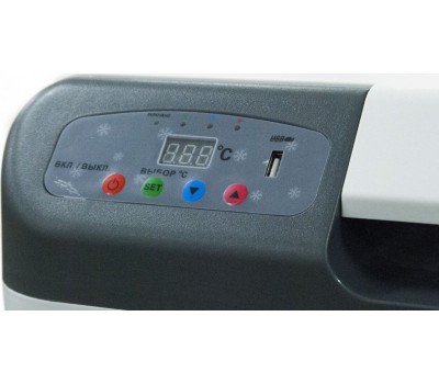 Автомобильный холодильник AVS CC-27WBC (программное цифровое управление, USB-порт)27л 12V/24V/220V