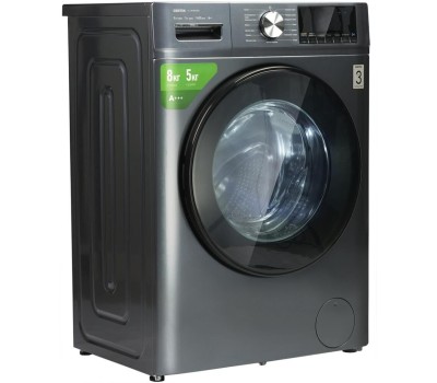 Стиральная машина Centek CT-1954 (серый) 1400 / 8кг / 52см / 16пр /Дисплей/ INVERTER/Сушка 5кг/A+++