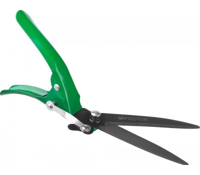 Лезвия РОСТОК 315 мм, углеродистая сталь, закаленные лезвия, стальные ручки, ножницы для стрижки травы (422005)