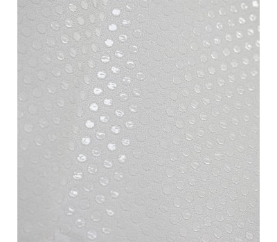 Штора САНАКС 06-10 Штора для ванной комнаты, БЕЛАЯ матовая, рельефная, с кольцами, 180 х180 см, PEVA