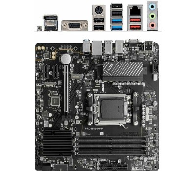 Материнская плата MSI PRO B650M-P, SocketAM5, AMD B650, mATX, Ret