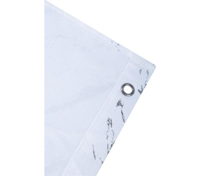 Штора для ванной ЕГ (551) Marble Штора для ванной белая