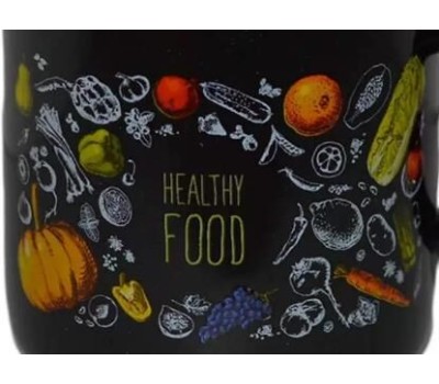 Кружка APPETITE 1с2с Healthy food эмал 0,4л