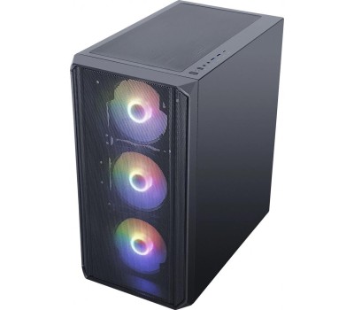 ACCORD Корпус 3602 черный без БП ATX 8x120mm 6x140mm 3x200mm 2xUSB3.0 audio bott PSU