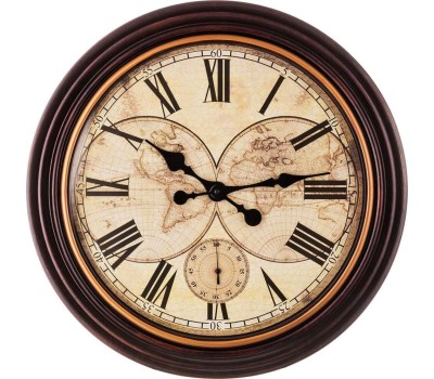 Часы настенные LEFARD 220-177 SWISS HOME 50,7*50,7*5см циферблат d39см