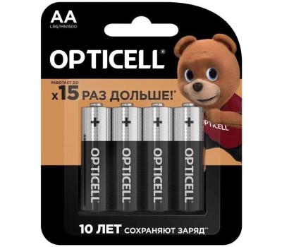 OPTICELL Батарея Basic LR6 AA (4шт) блистер