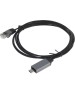 BURO Кабель BU-USB-C-LAN100-2m, USB Type-C (m) (прямой) - RJ-45 (m) (прямой), GOLD , 2м, пакет, черный