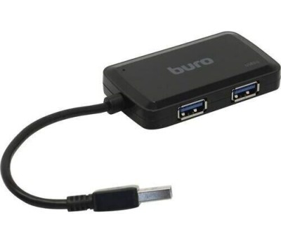 BURO Разветвитель USB 3.0 BU-HUB4-U3.0-S 4порт. черный