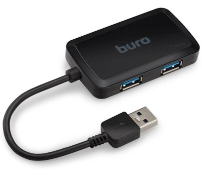 BURO Разветвитель USB 3.0 BU-HUB4-U3.0-S 4порт. черный