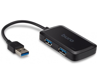 BURO Разветвитель USB 3.0 BU-HUB4-U3.0-S 4порт. черный