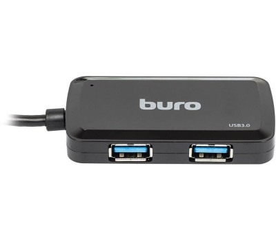 BURO Разветвитель USB 3.0 BU-HUB4-U3.0-S 4порт. черный