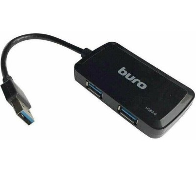 BURO Разветвитель USB 3.0 BU-HUB4-U3.0-S 4порт. черный