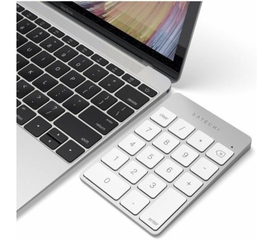 Блок клавиатуры SATECHI Беспроводной цифровой блок клавиатуры Aluminum Slim Keypad Numpad. Цвет серебристый