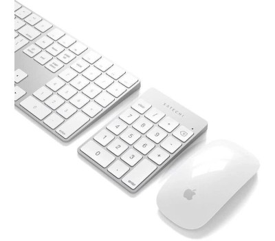 Блок клавиатуры SATECHI Беспроводной цифровой блок клавиатуры Aluminum Slim Keypad Numpad. Цвет серебристый
