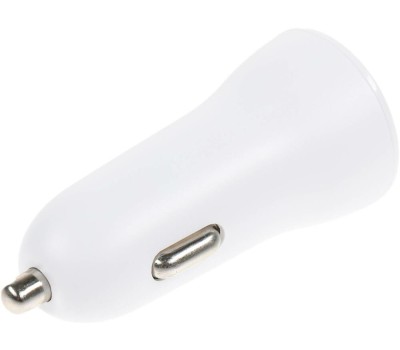 HAMA Автомобильное зарядное устройство H-183297, USB-C, 8-pin Lightning, 18Вт, 3A, белый [00183297]