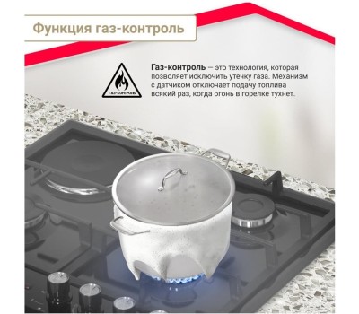 Варочная панель газовая SIMFER H60V31B516