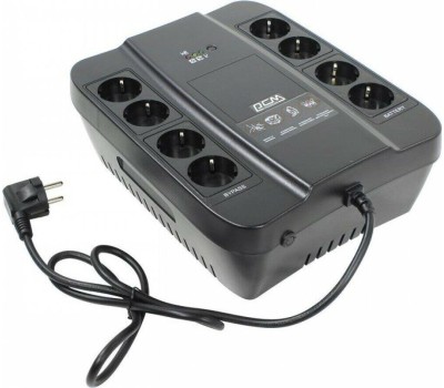 PowerCom Spider SPD-850N ИБП {OffLine, 850VA/510W, Tower, 8xEURO: 4 с резервным питанием, 4 с фильтрацией} (332715)