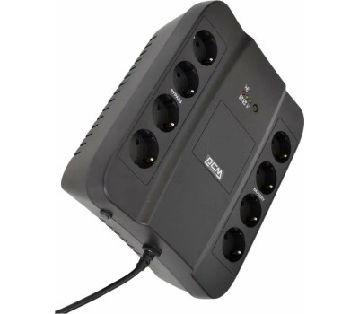PowerCom Spider SPD-850N ИБП {OffLine, 850VA/510W, Tower, 8xEURO: 4 с резервным питанием, 4 с фильтрацией} (332715)