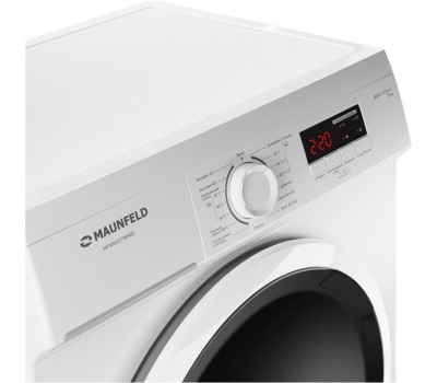 Стиральная машина MAUNFELD Стиральная машина узкая MFWM127WH05, с фронтальной загрузкой, 7кг, 1200об/мин