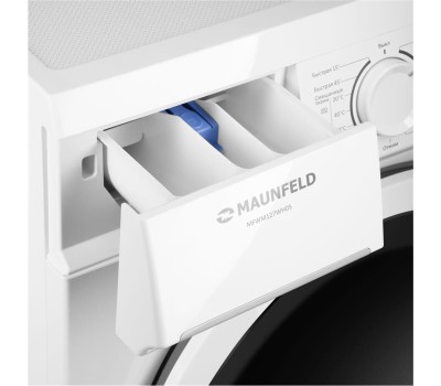 Стиральная машина MAUNFELD Стиральная машина узкая MFWM127WH05, с фронтальной загрузкой, 7кг, 1200об/мин
