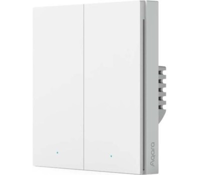 AQARA Умный выключатель Wireless Remote Switch H1, двухклавишный, белый [wrs-r02]