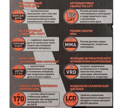 ПАРМА Сварочный аппарат АС-01-250ДИ, инвертор [02.007.00023]