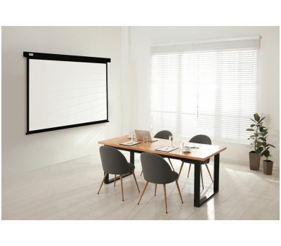 Экраны CACTUS Экран Wallscreen CS-PSW-180X180-BK, 180х180 см, 1:1, настенно-потолочный черный