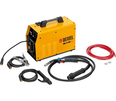 Аппарат инвертор DENZEL Аппарат инвертор. полуавтомат. сварки MIG-160, 160 А, ПВ 60%, катушка 5 кг// 94309