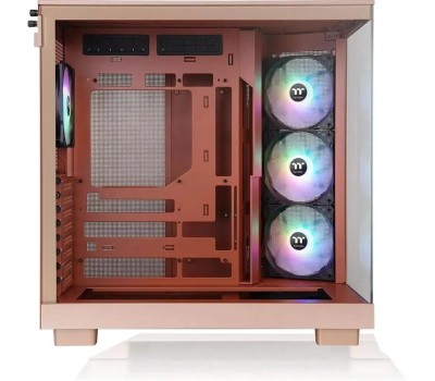 THERMALTAKE Корпус ATX View 380 XL TG ARGB Gravel Sand, Midi-Tower, без БП, коричневый [ca-11e-00mgwn-00]