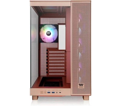 THERMALTAKE Корпус ATX View 380 XL TG ARGB Gravel Sand, Midi-Tower, без БП, коричневый [ca-11e-00mgwn-00]