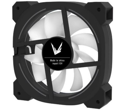 FORMULA Вентилятор Nulight 12BK 120мм, 3-pin, от БП:4-pin (Molex), 1200об/мин, 19.06 дБ, RGB, черный, Ret [nulight 12bk fr]