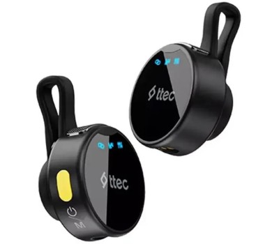 TTEC Беспроводная универсальная микрофонная система петличного типа GoMic Pro Plug&Play Universal Wireless Lavalier Microphone Kit. Цвет: черный