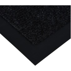 Коврик VORTEX 24196 Коврик влаговпитывающий, ребристый TRIP 60*90 см , чёрный / 10