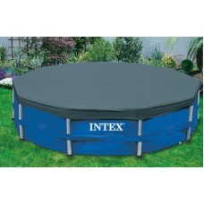 Тент для каркасного бассейна INTEX Тент для каркасного бассейна METAL FRAME 366см (выступ 25см) (в коробке) Арт. 28031
