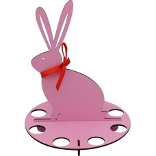 MULTIDOM Подставка для яиц «Зайка». Диаметр 20см, высота 26см. МБ18-253