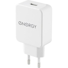 ENERGY Сетевое зарядное устройство ET-32, 2,1А, цвет - белый (104290)