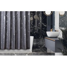 Штора для ванной ЕГ (549) Marble Штора для ванной серая