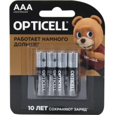 OPTICELL Батарея Basic LR03 AAA (4шт) блистер