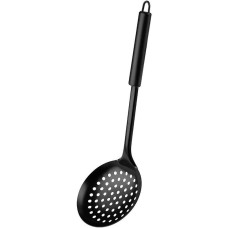 MALLONY Шумовка CLASSICO NERO из нержавеющей стали, цвет - черный, non-stick (раб часть) (105267)