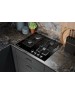 Варочная панель газовая LEX Газовая варочная панель GVG 644A BBL, 4 конфорки, закаленное стекло, черный