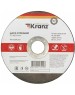 KRANZ Диск отрезной по металлу 125х1,0х22,23мм, металлический бокс, 10 шт.