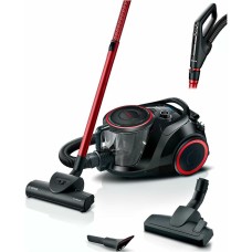 BOSCH Пылесос BGS41POW1, 700Вт, черный/красный